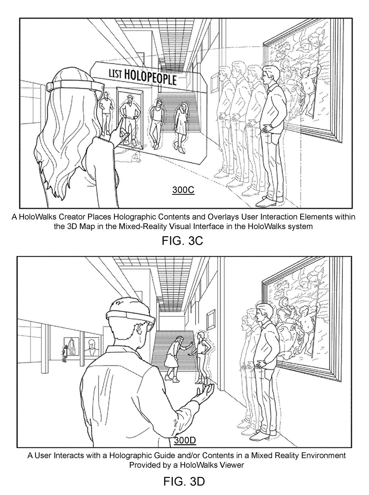 Electronic System and Method for Three-Dimensional Mixed-Reality Space and Experience Construction and Sharing