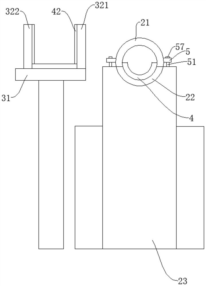 Double-channel bag making machine with winding drum convenient to replace