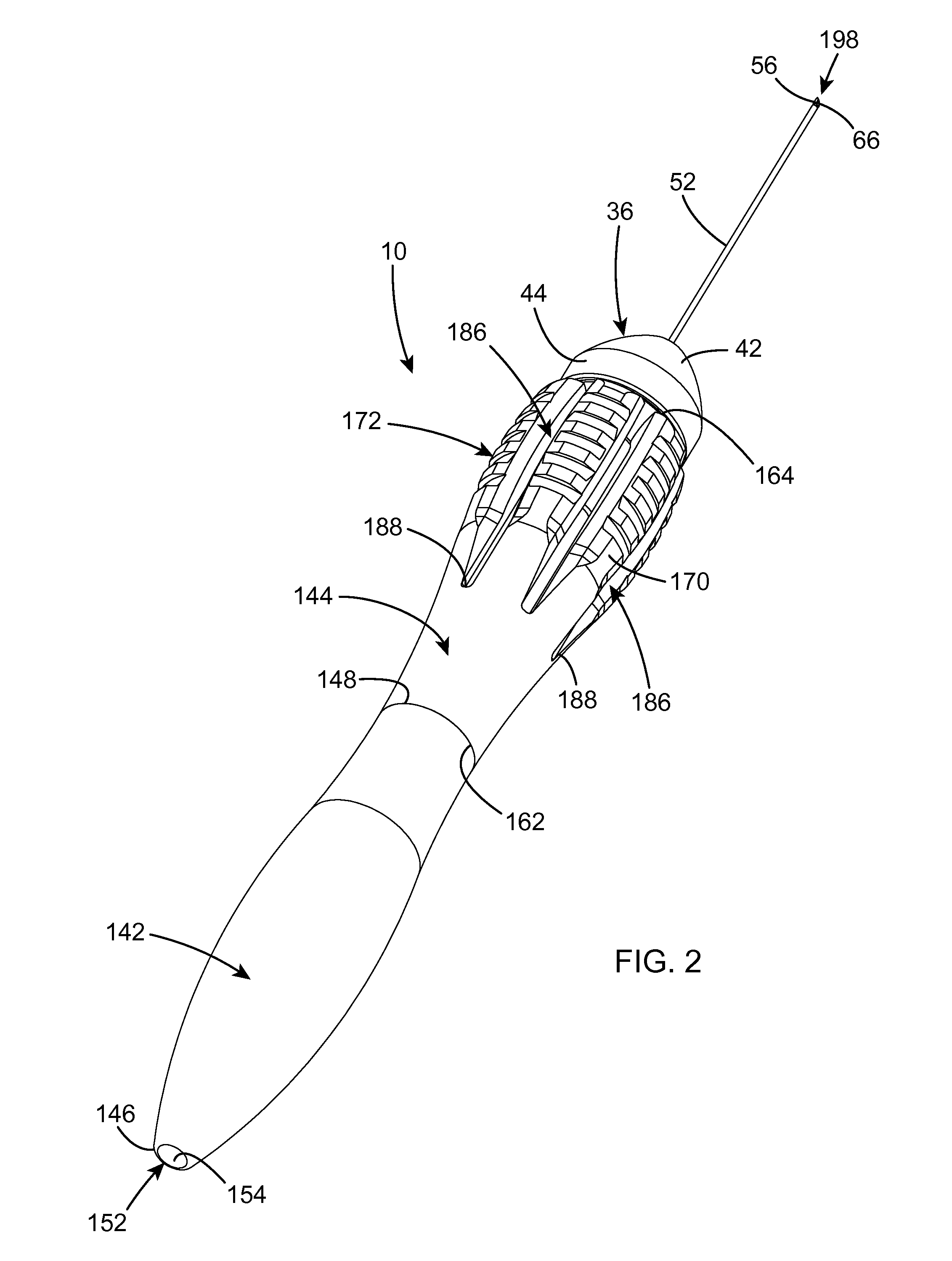 Axially Reciprocating Microsurgical Instrument with Radially Compressed Actuator Handle