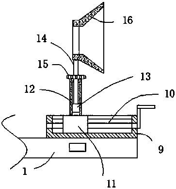 Fixing frame used by veterinarian