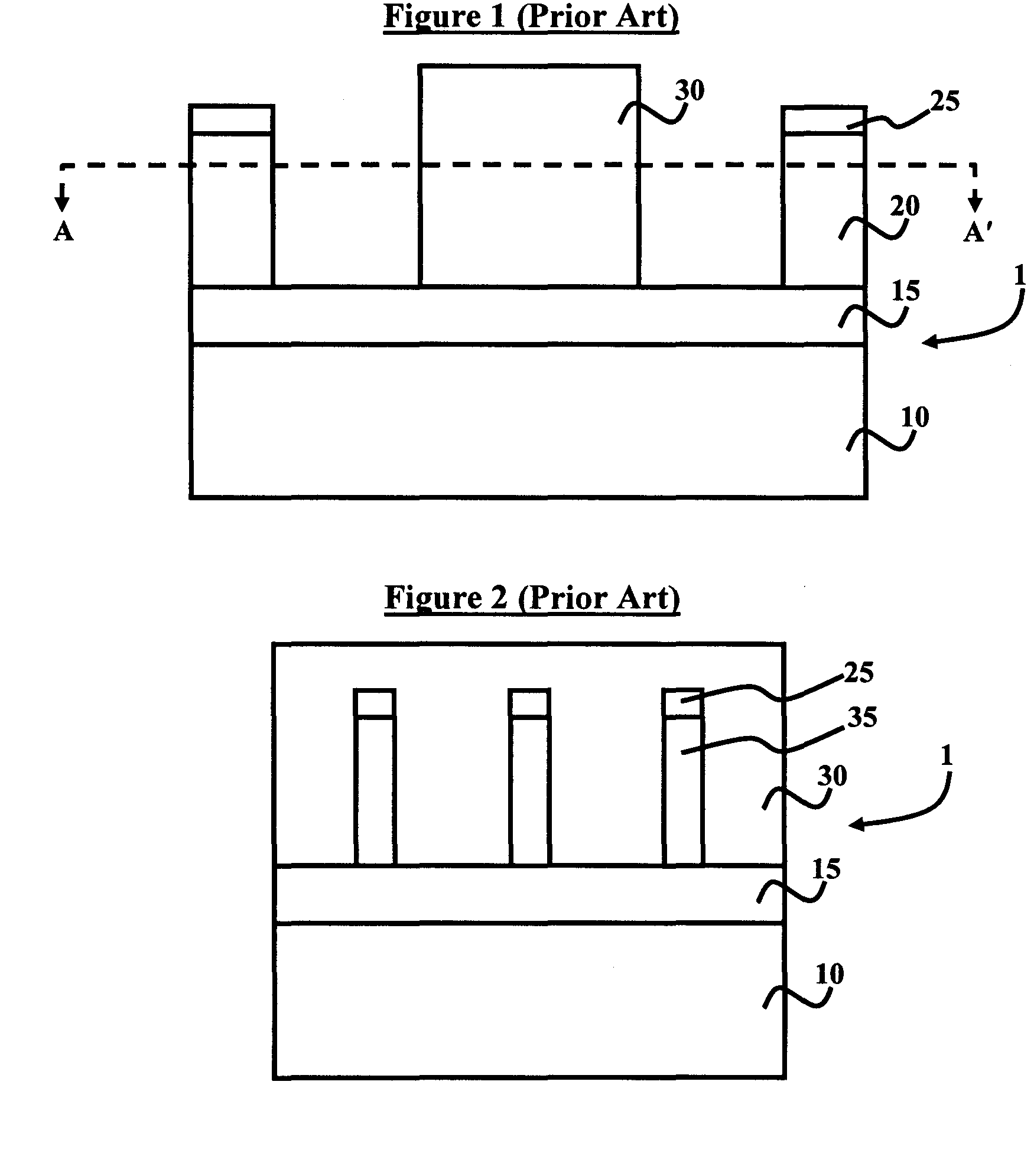 FinFET with low gate capacitance and low extrinsic resistance