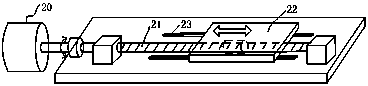 Servo position control method applied to engraving and milling machine