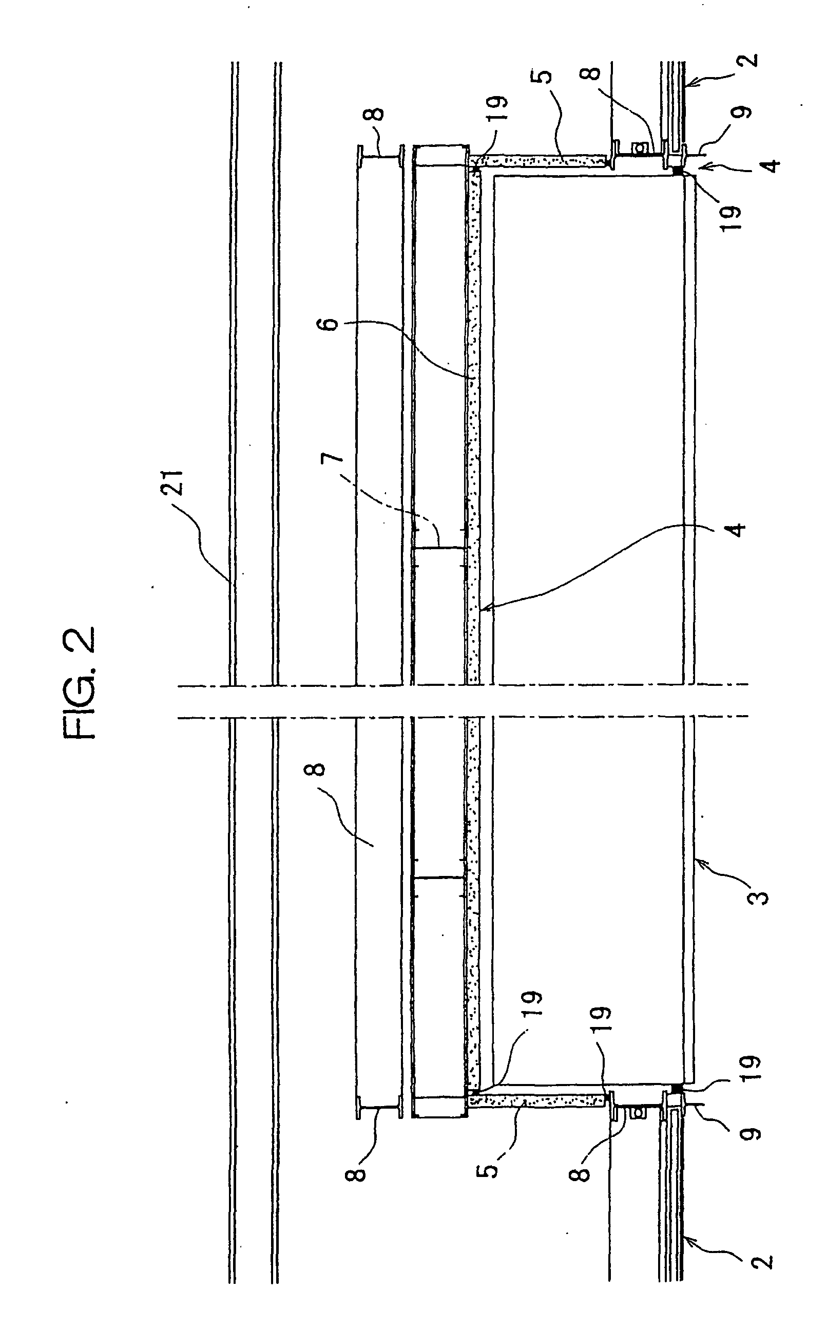 Prefixed advertisement structure integrated with glass sash wall of building