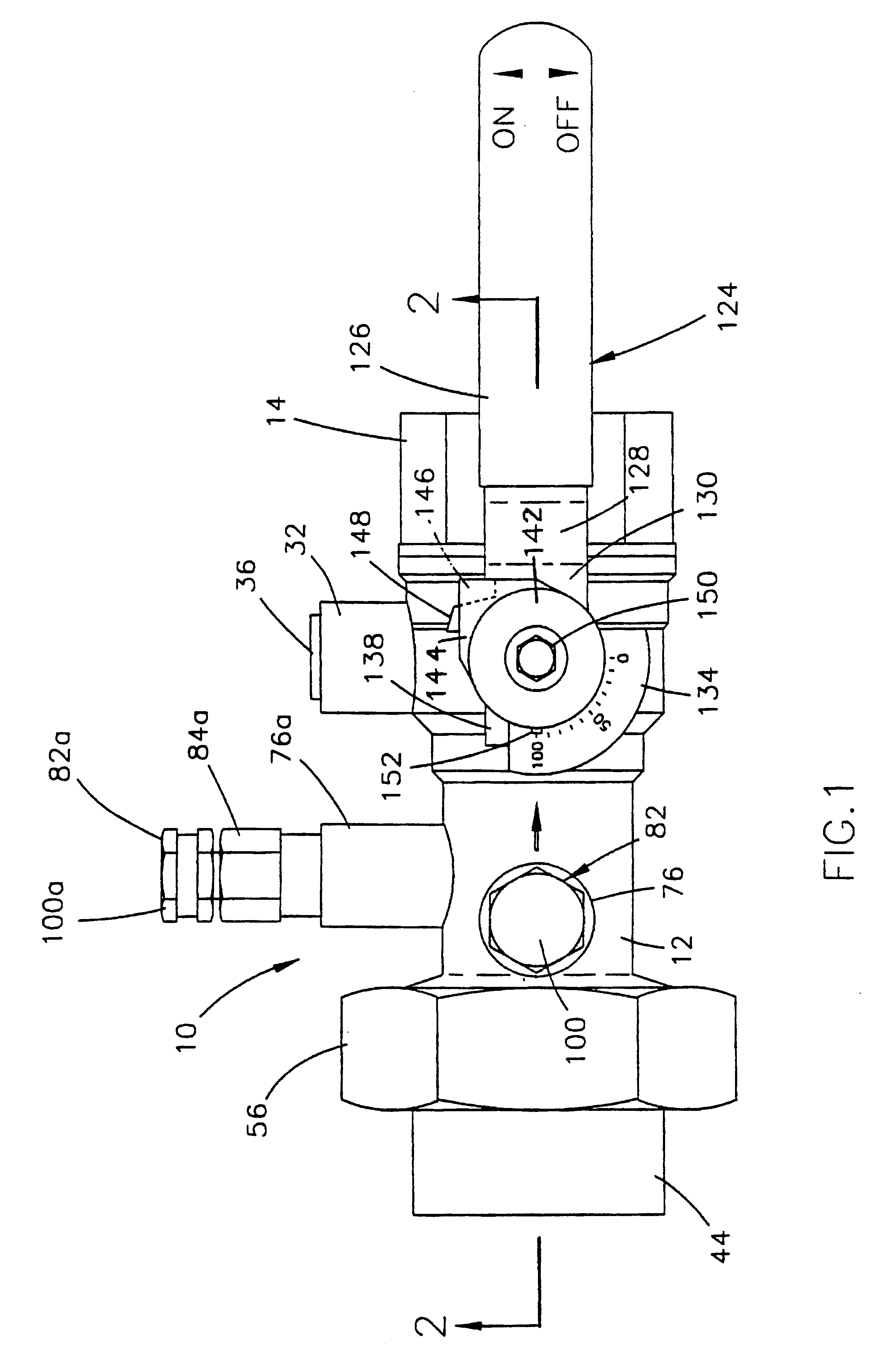 Ball valve with integrated removable flow venturi, flow balancing means, and pipe union means