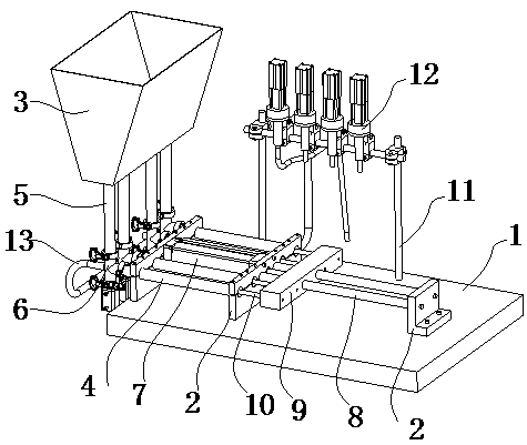 A kind of automatic packing equipment for ointment base