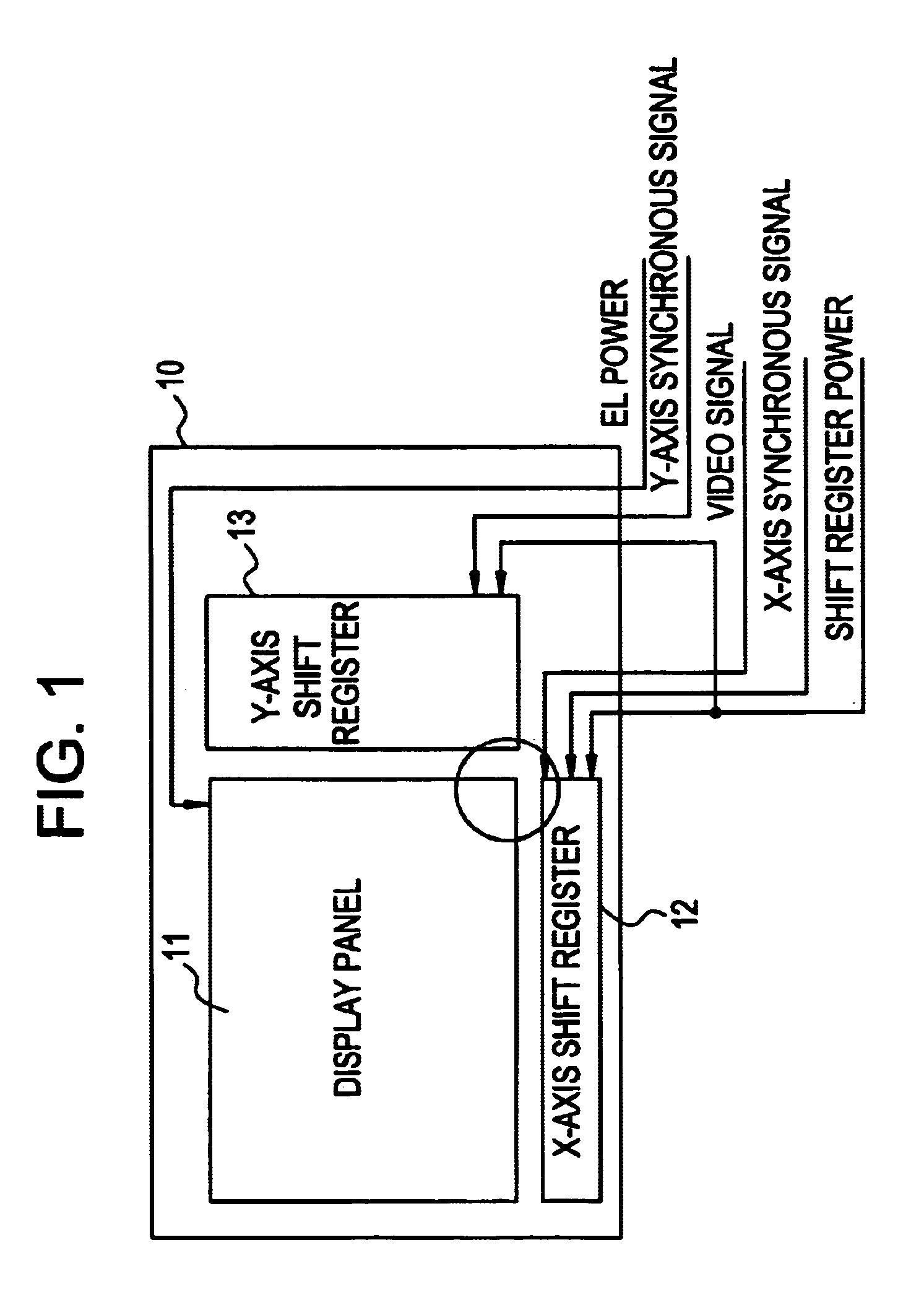 Active matrix type flat-panel display device