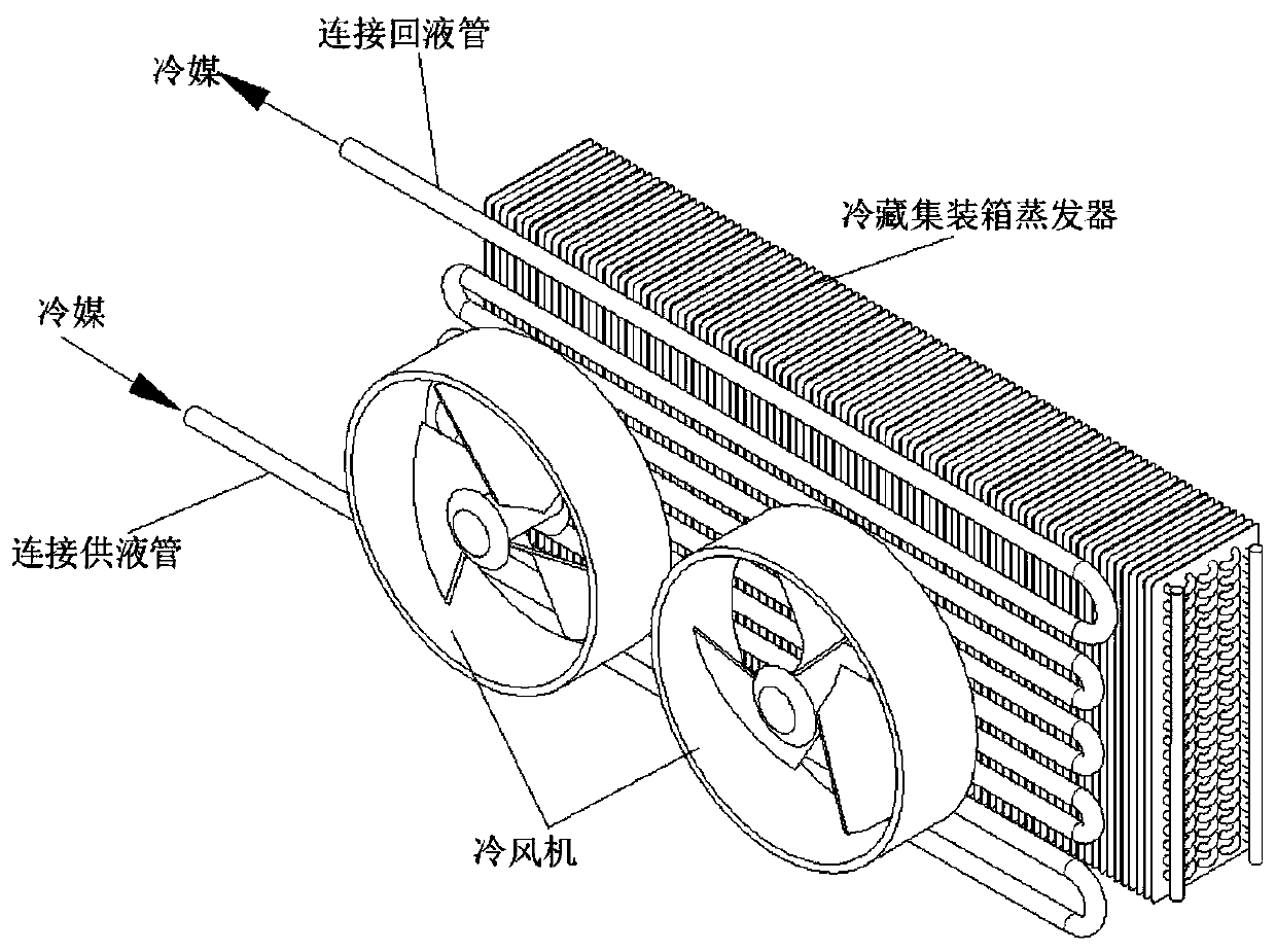 System and method for utilizing ship LNG cold energy by refrigerated container