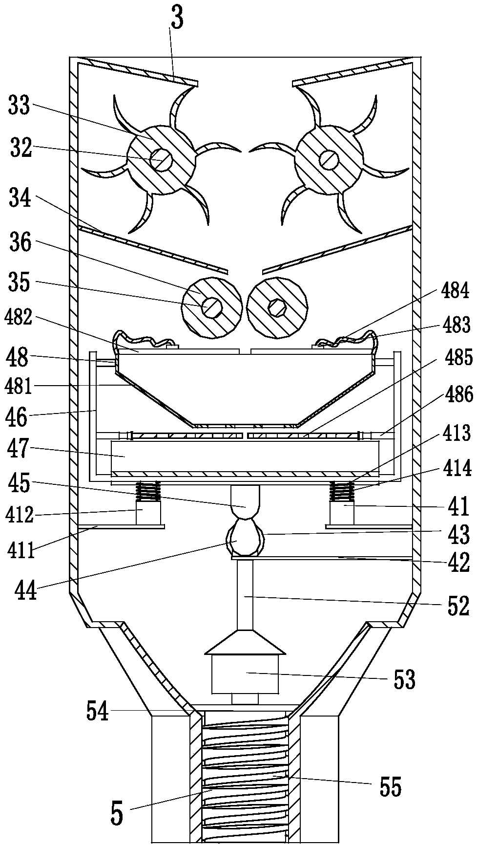 Chemical raw material medicine conveying system for medicinal preparation