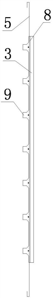 Assembled soil nail wall structure and construction method