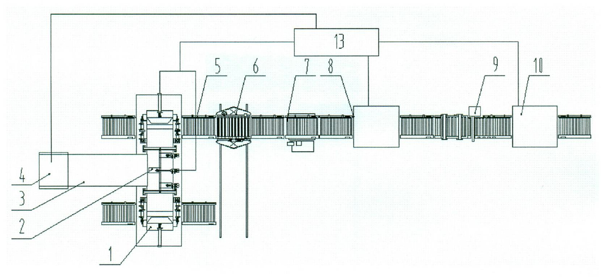 Device for increasing baling density uniformity of threshed and re-dried tobacco leaves