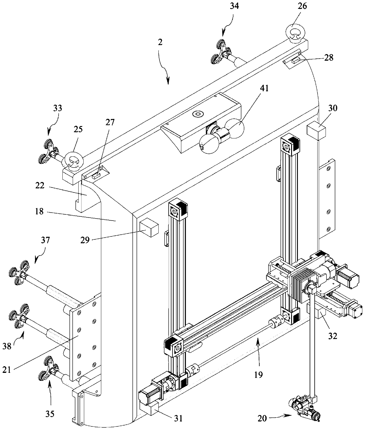 Intelligent spraying robot for outer wall of high-rise building and control method of intelligent spraying robot