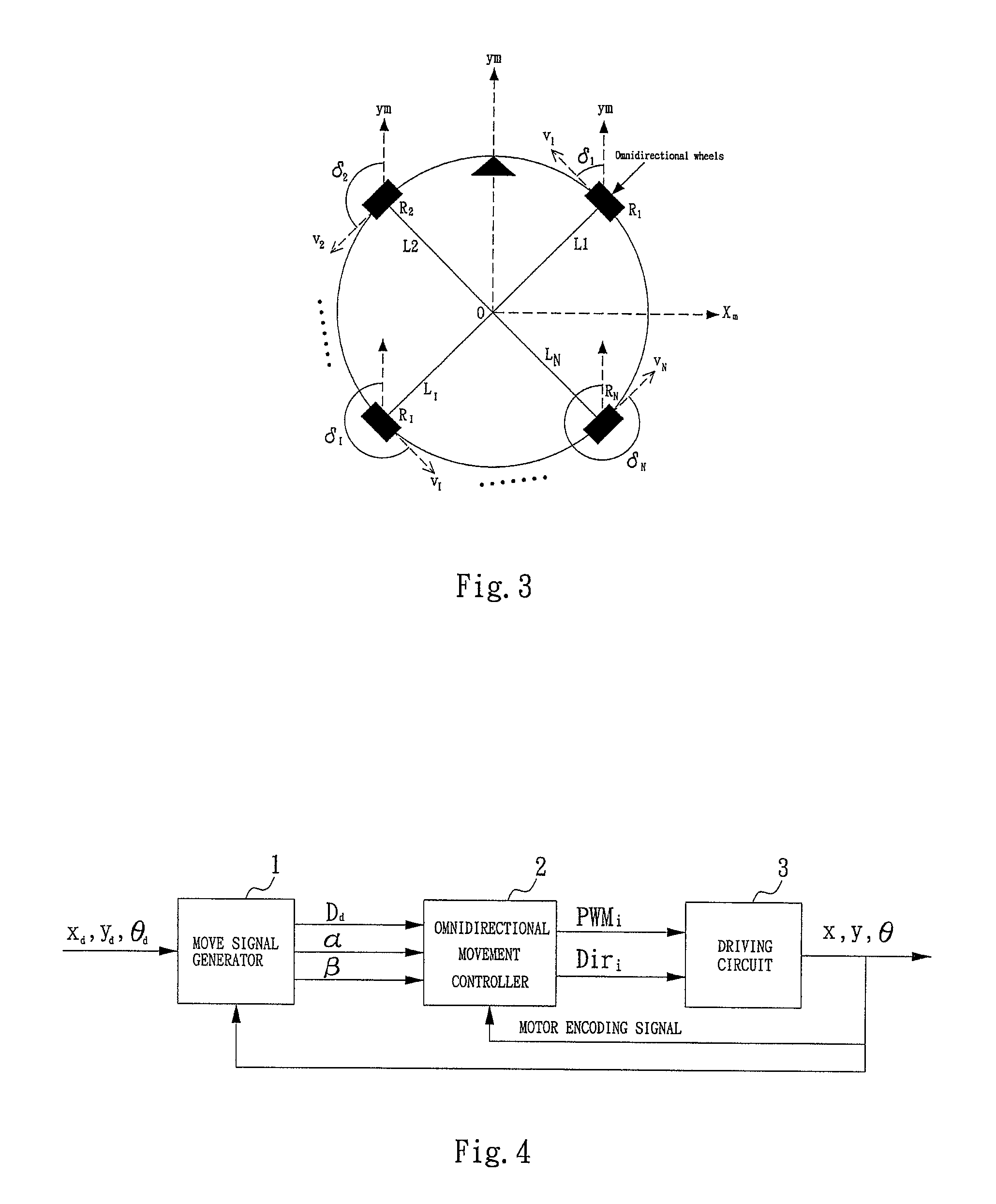 Omnidirectional movement control system