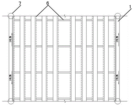 Coastal saline-alkali soil terrace type afforesting method for improvement of dredger fill