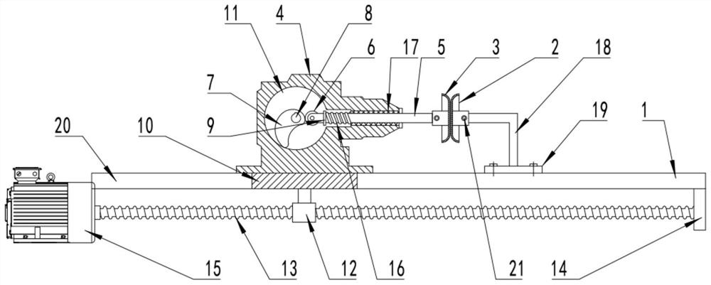 Basalt fiber disc type tension adjusting device