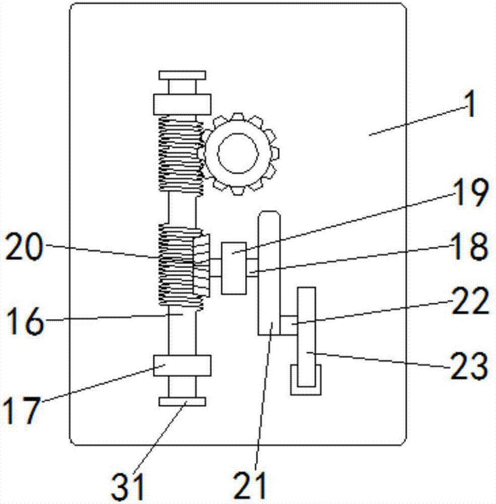 Mixed stirring device for PVC production