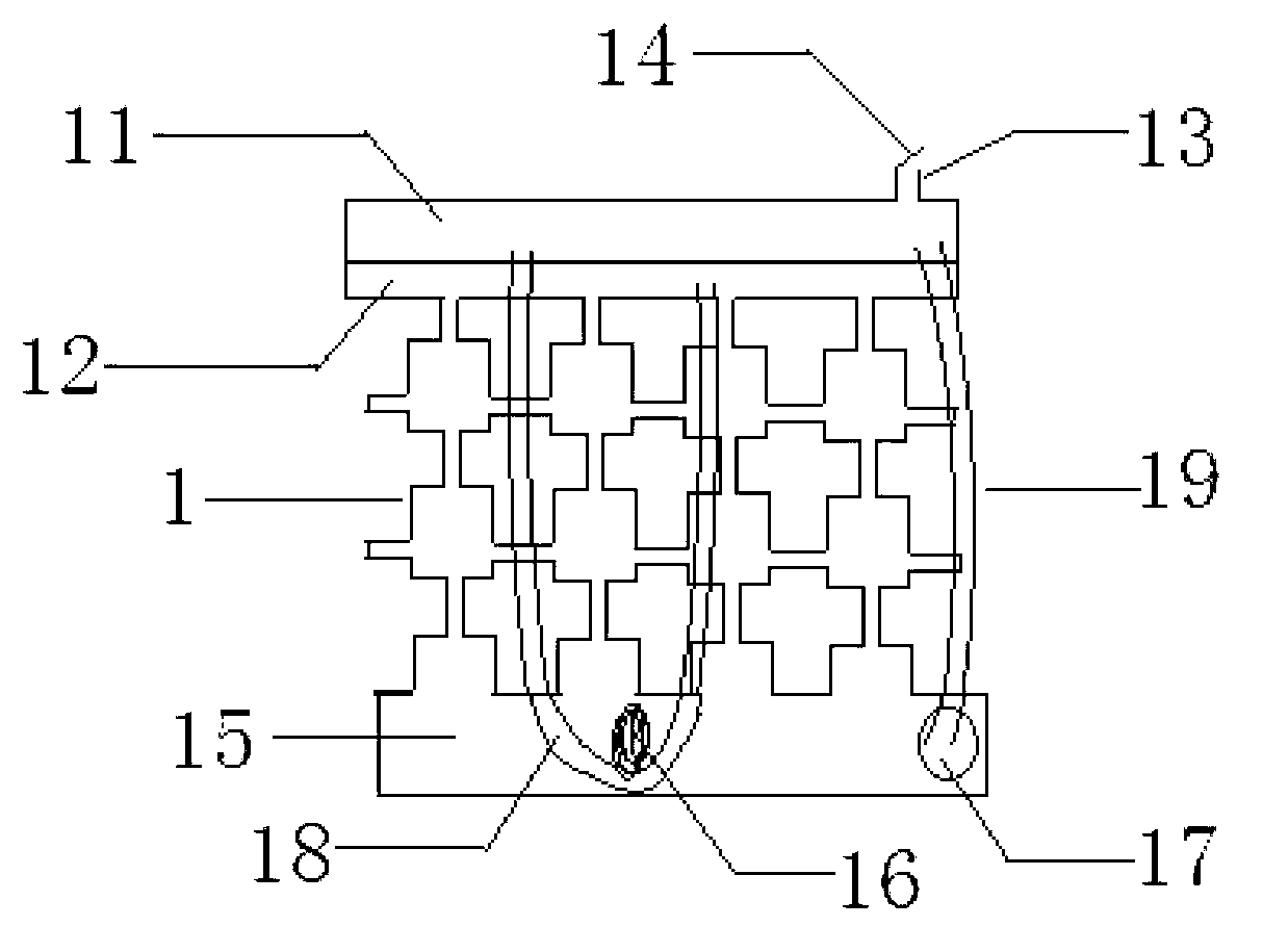 Cooling box and combined facility thereof