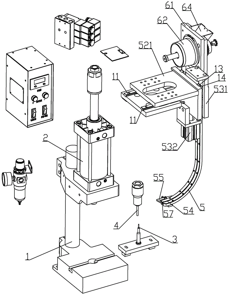 Automatic riveting machine