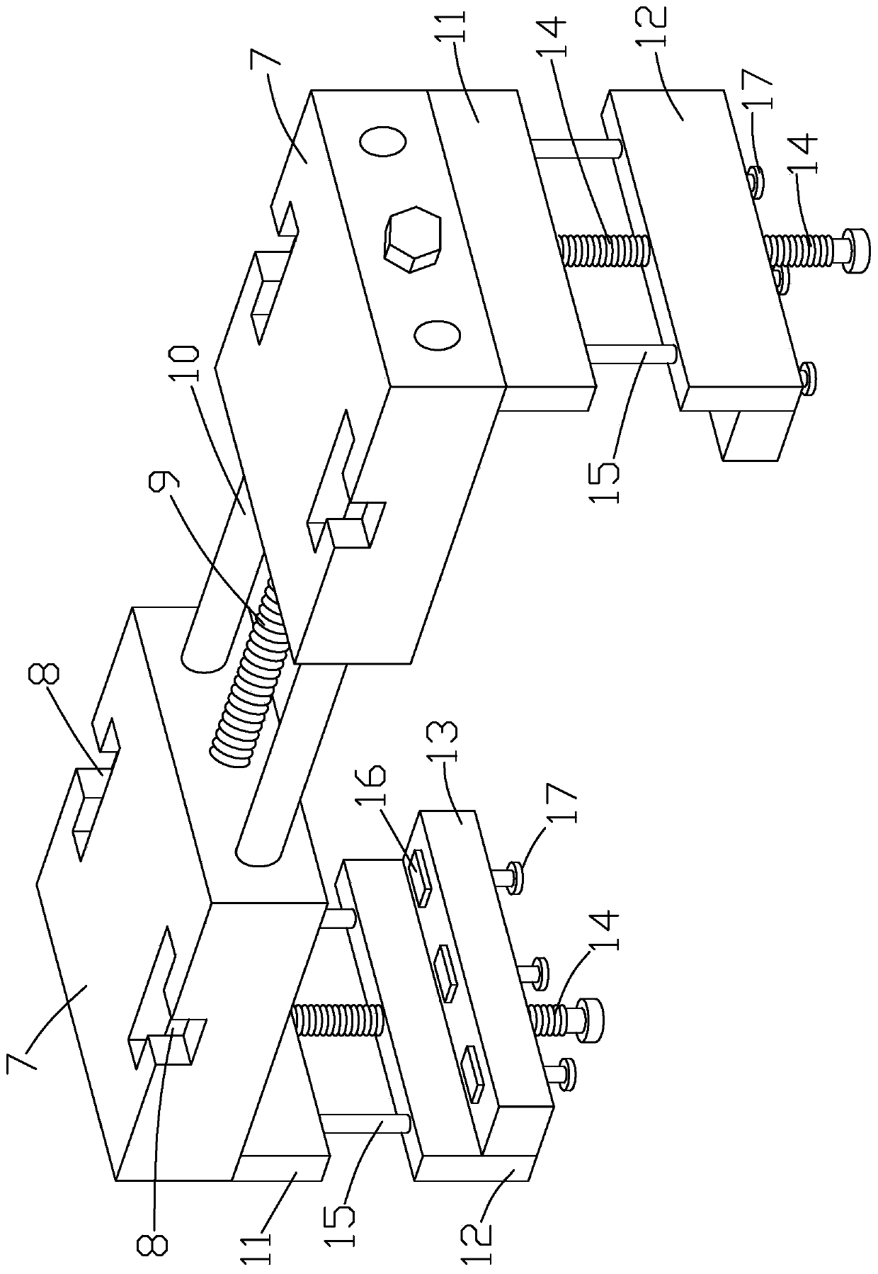 Flashing construction device and method of room surface parapet