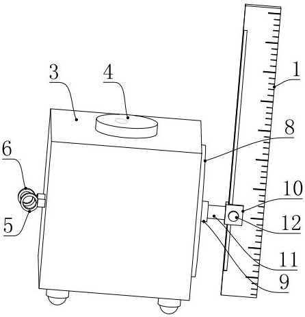 A measuring device for interior and exterior decoration design