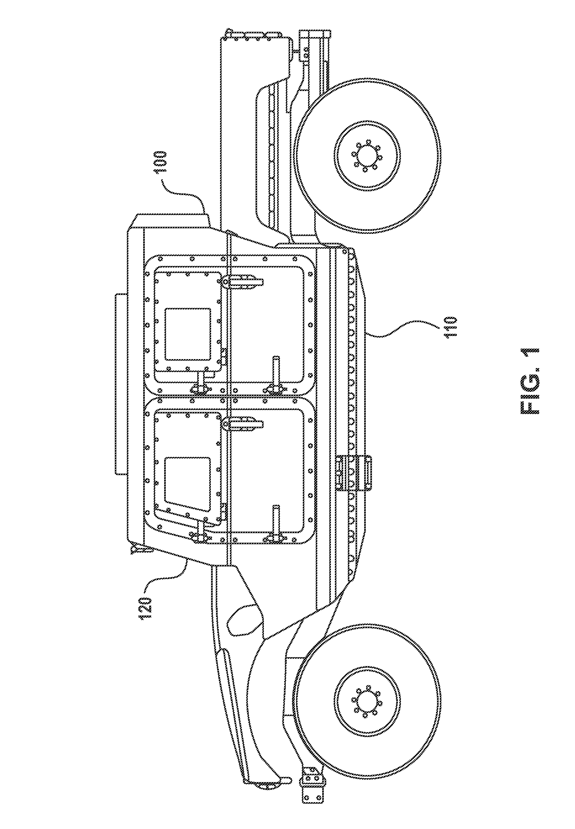 Cabin for a humvee vehicle