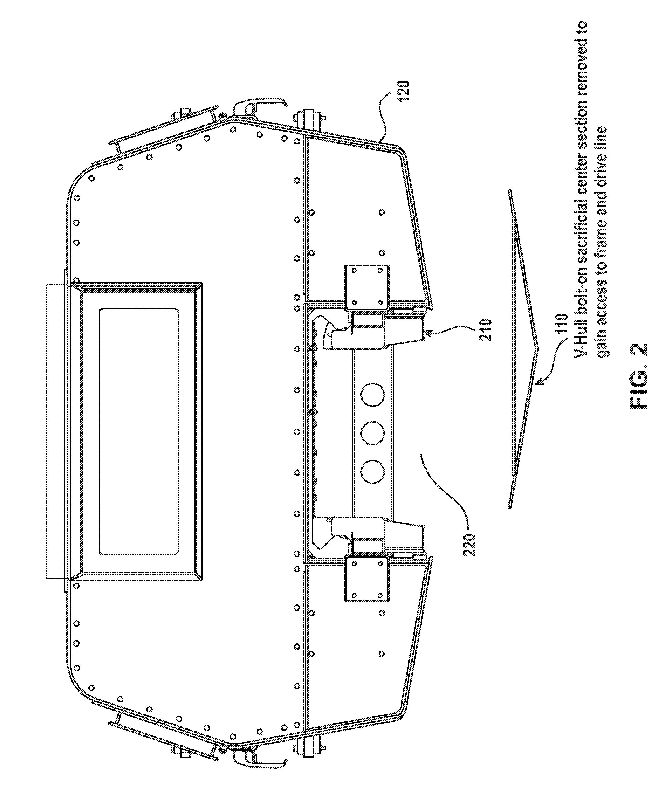 Cabin for a humvee vehicle