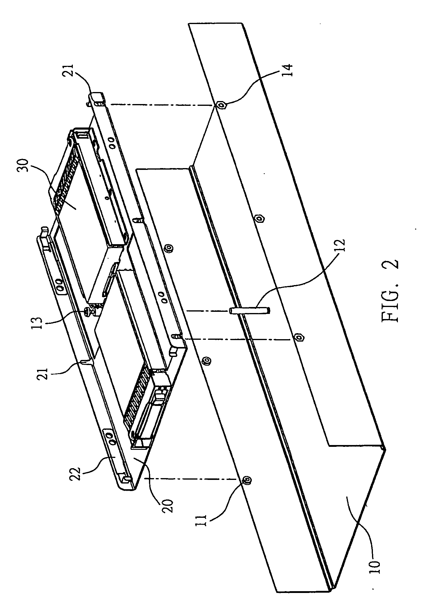 Supporting mechanism for storage drives