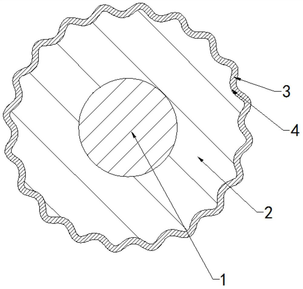 Plastic pencil and production process thereof