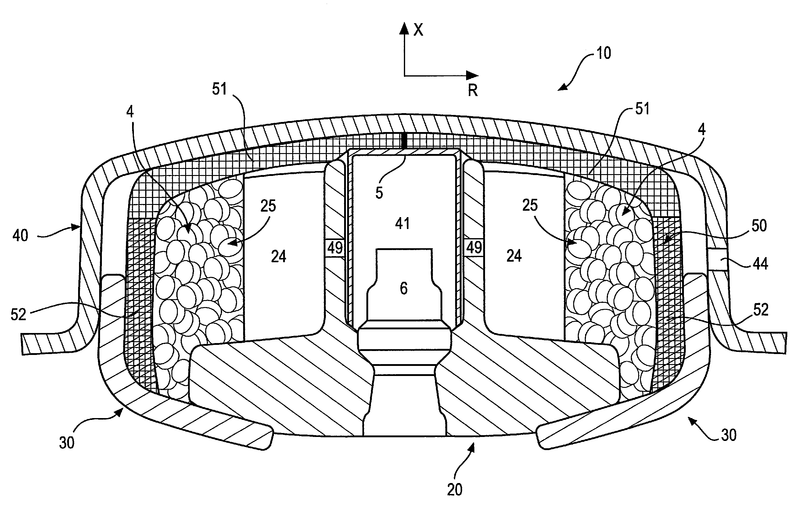 Gas generator including a multifunctional filter