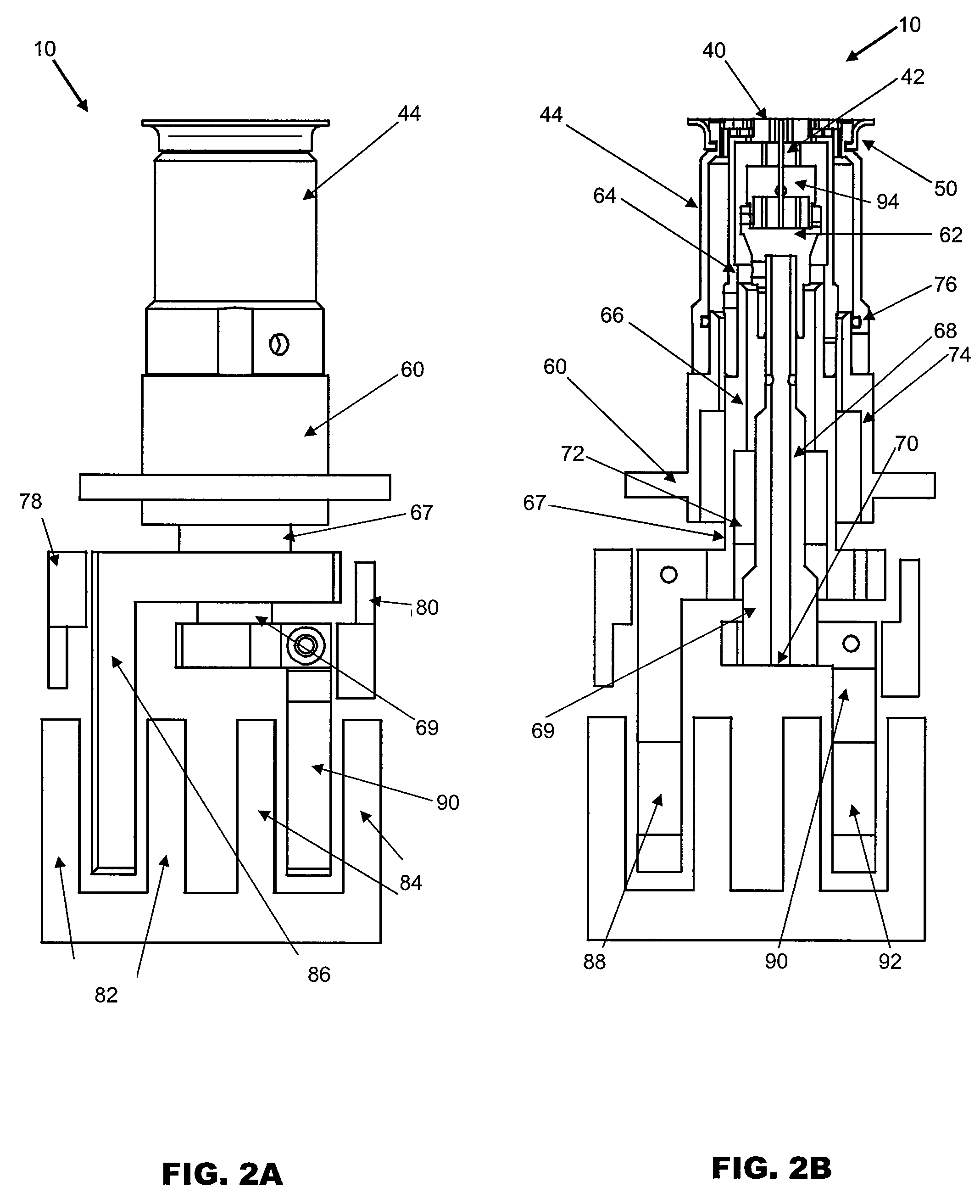 Vibration-induced die detachment system