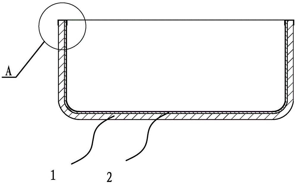 Protection method for anodic oxidation of aluminum-stainless steel compounded cooker