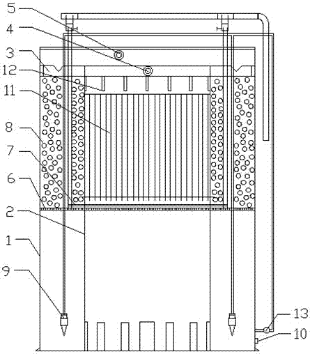 Synchronous carbon removal and nitrogen removal reactor