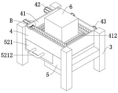 Production device for preparing composite thermal insulation material through doping with polylactic acid