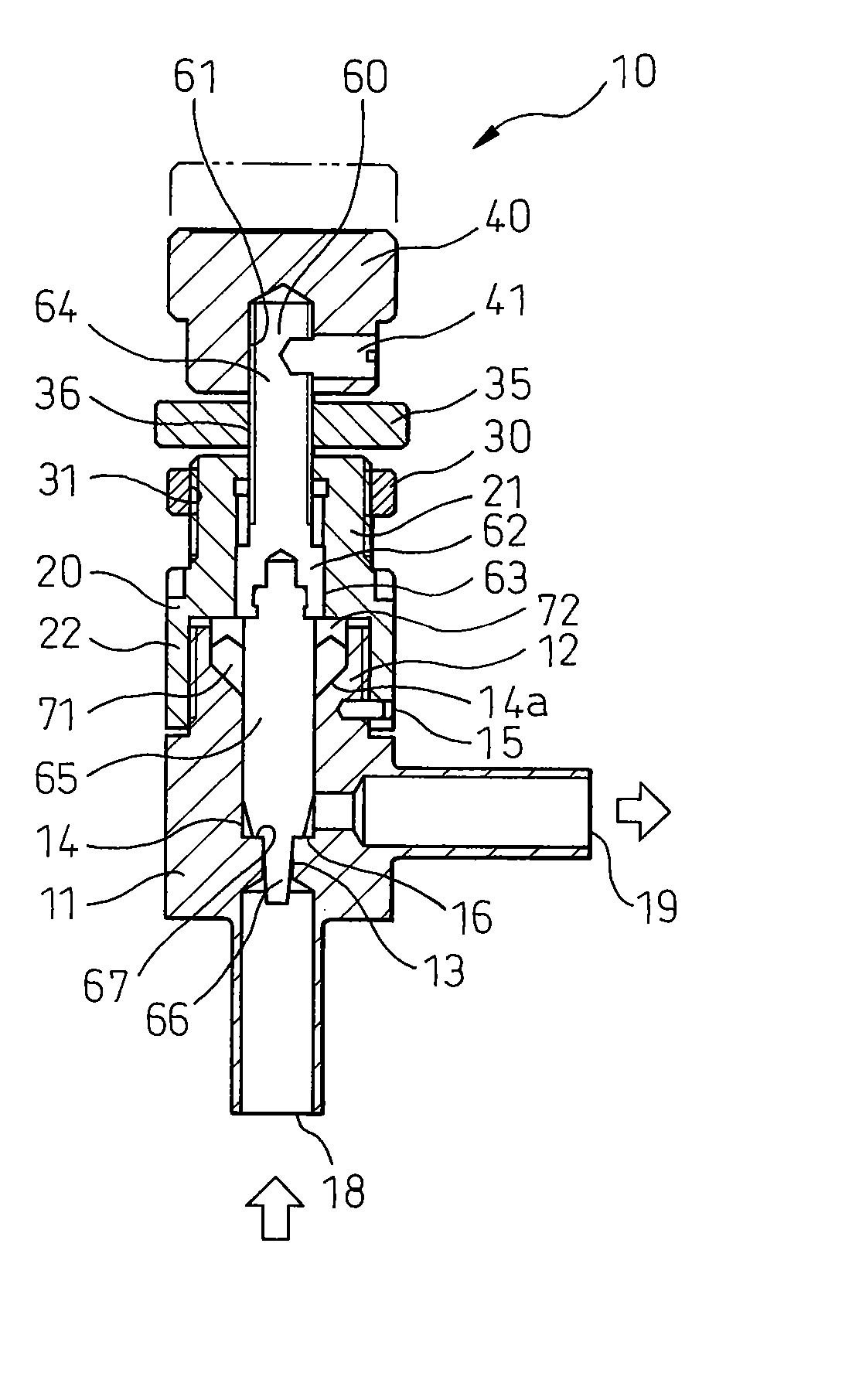 Flow Rate Regulation Valve