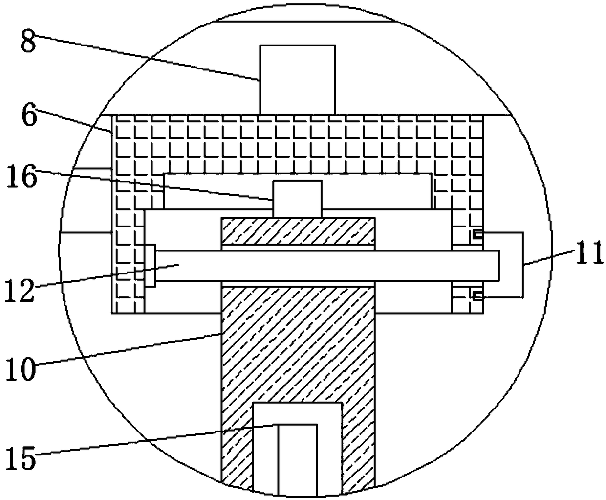 Wood plate cutting machine with accurate positioning function