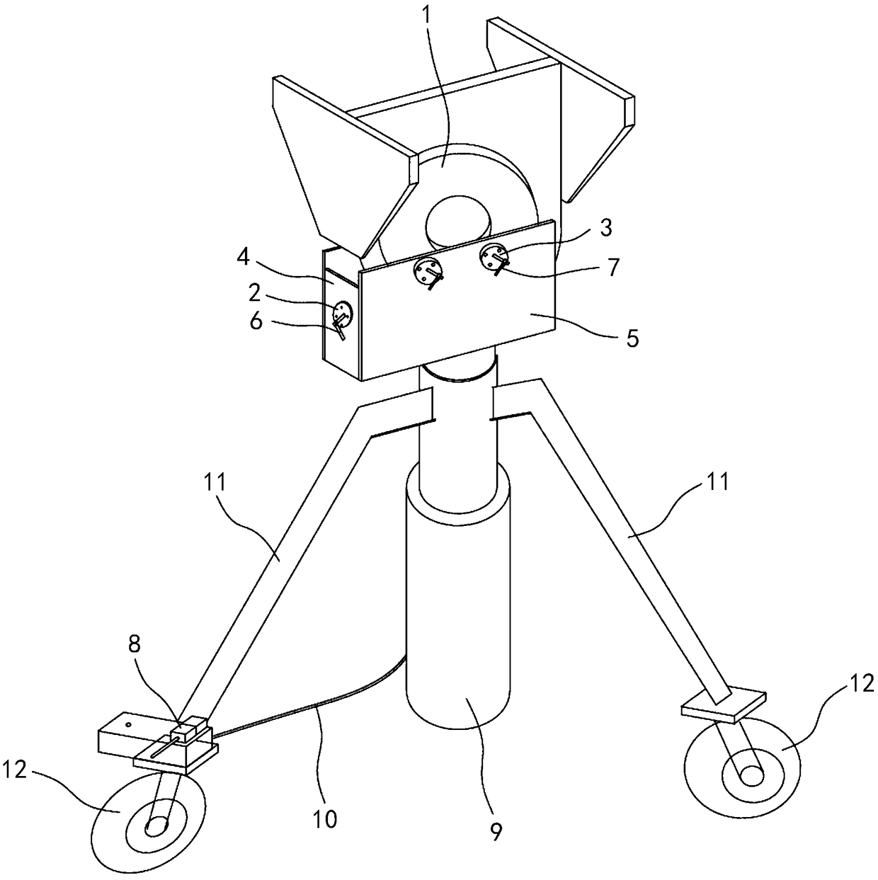 Hanging ring auxiliary installing device