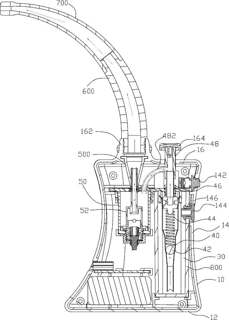 Electronic cigarette with controllable cigarette liquid