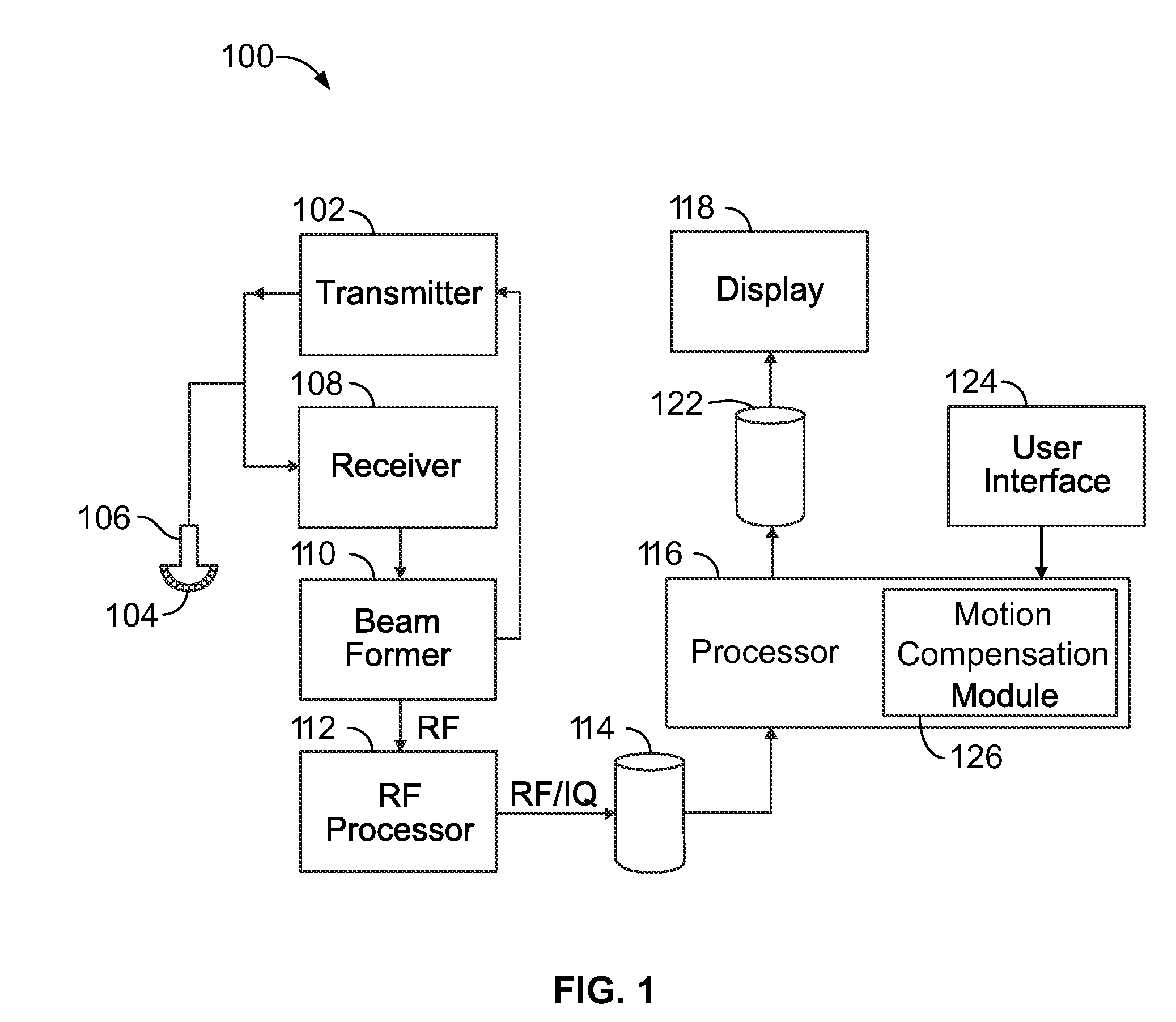 System and method for compensating for motion when displaying ultrasound motion tracking information