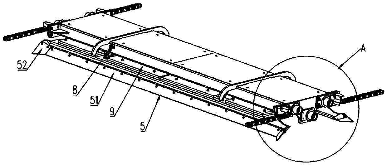 Waste and slag collection device for numerical control cutting machine