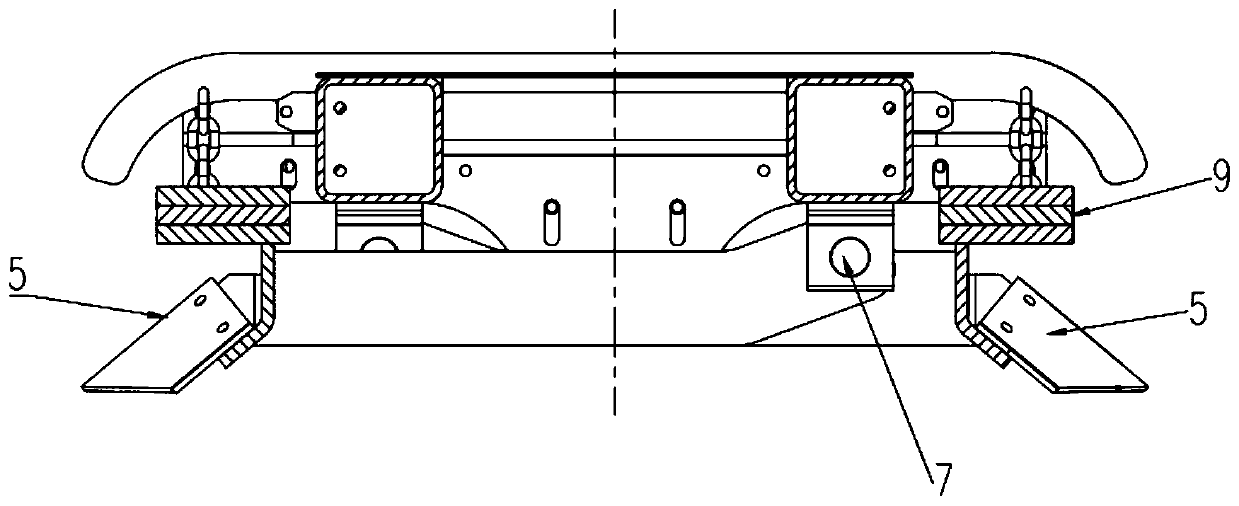 Waste and slag collection device for numerical control cutting machine