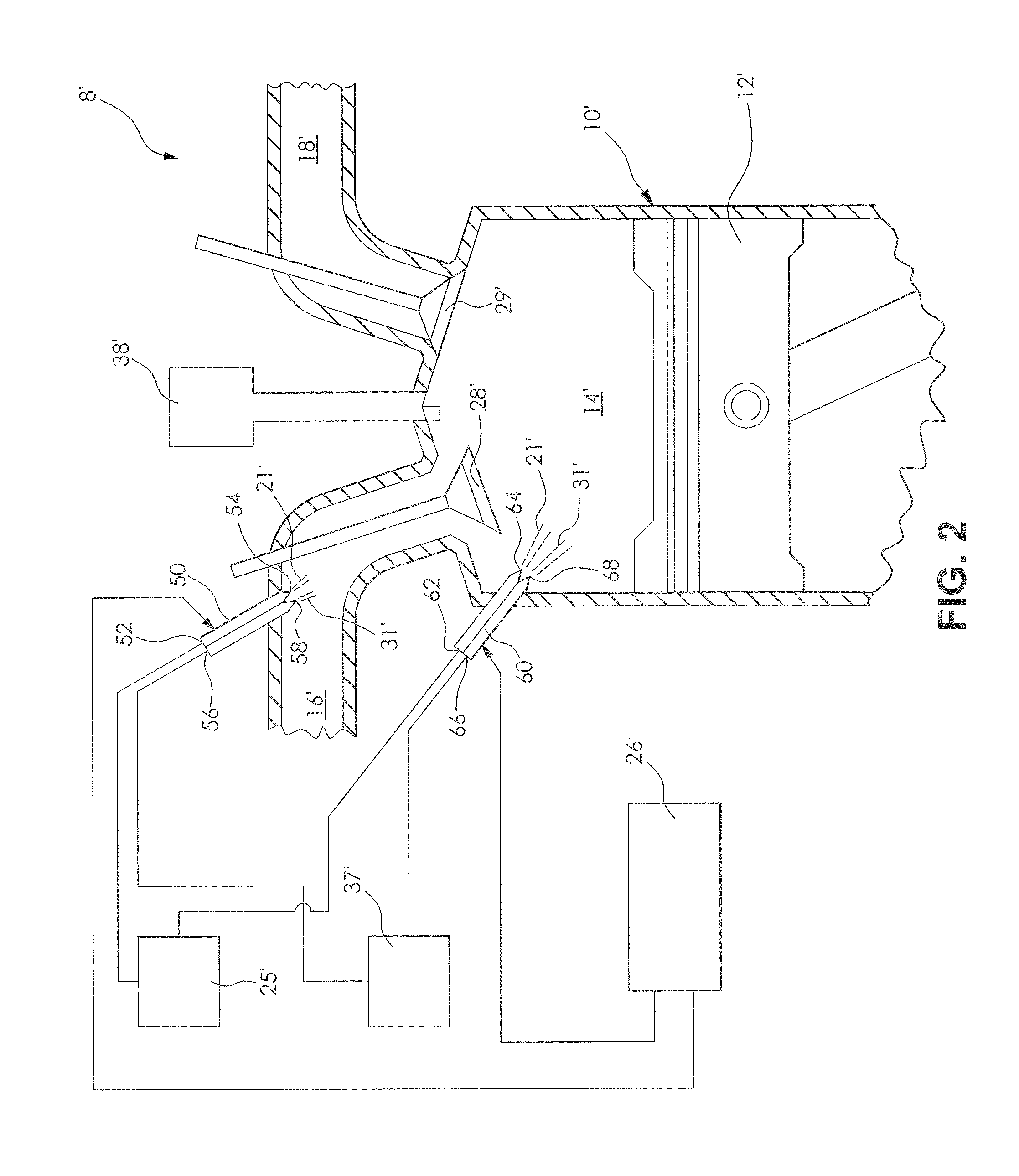 Multi-fuel multi-injection system for an internal combustion engine