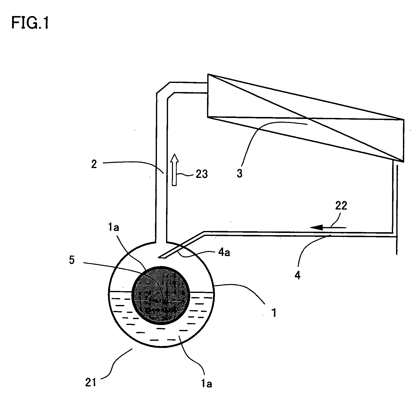 Loop-type thermosiphon and stirling refrigerator