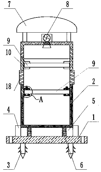 Outdoor power switch cabinet convenient for maintenance