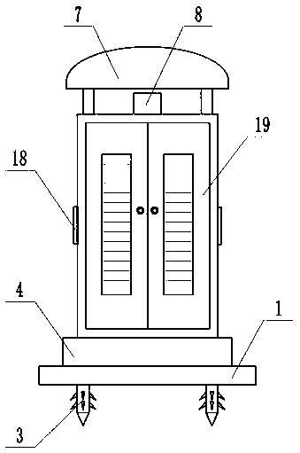 Outdoor power switch cabinet convenient for maintenance