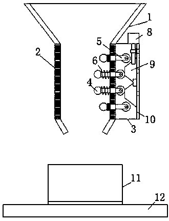 Packaging equipment for producing medium-carbon ferrochrome