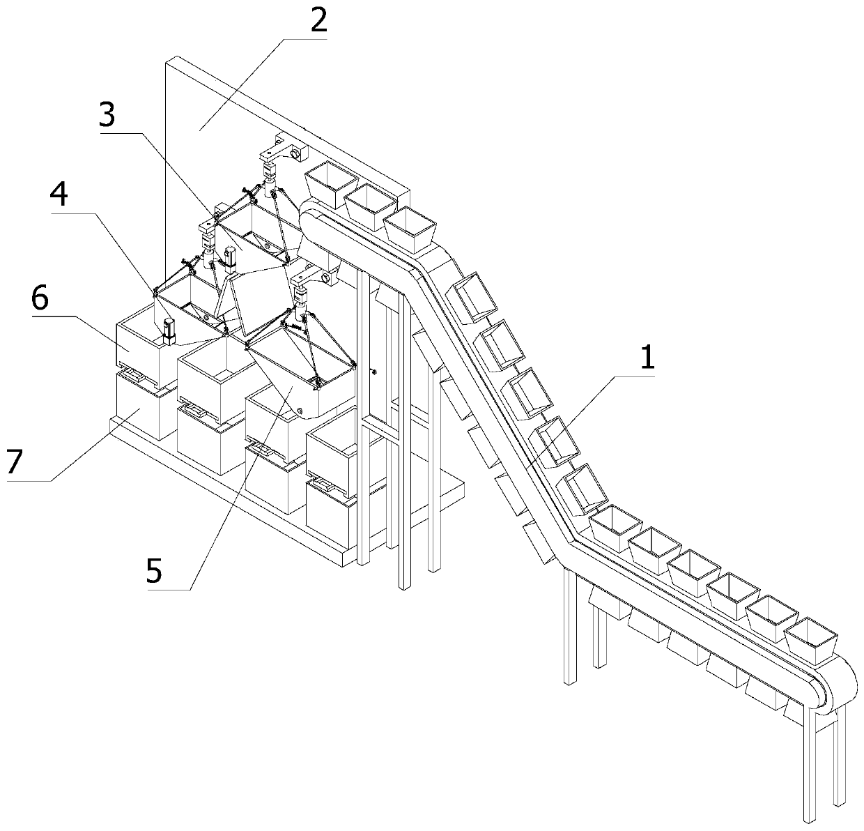 River crab automatic classifying device