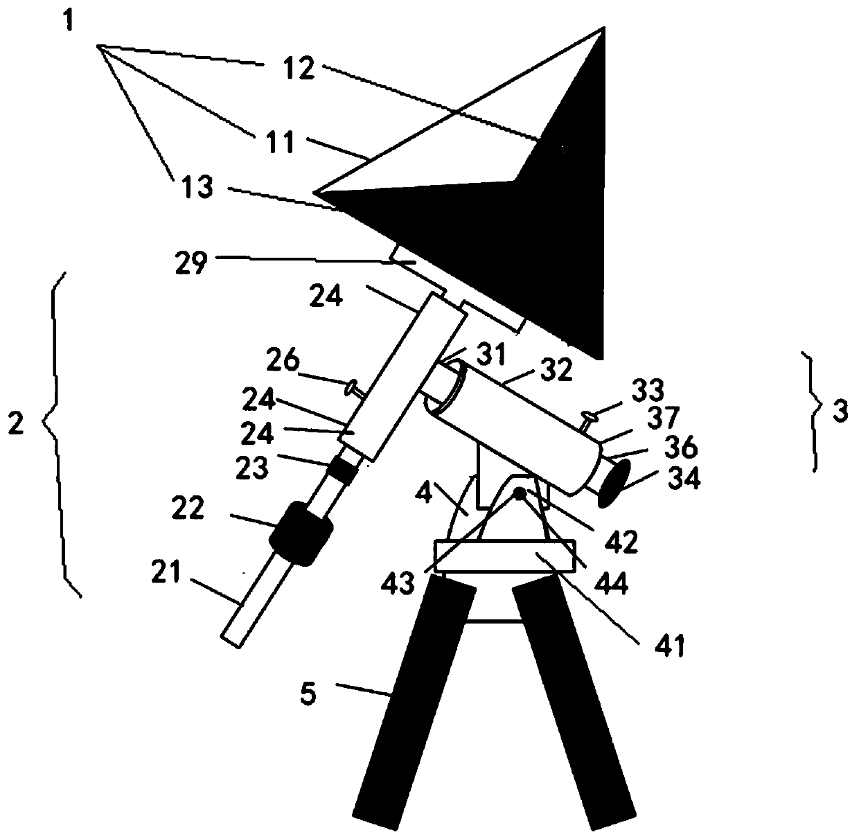 Artificial corner reflector for SAR (synthetic aperture radar) interferometry calibration