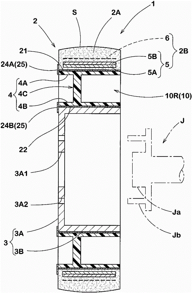 Airless tire and method for manufacturing same