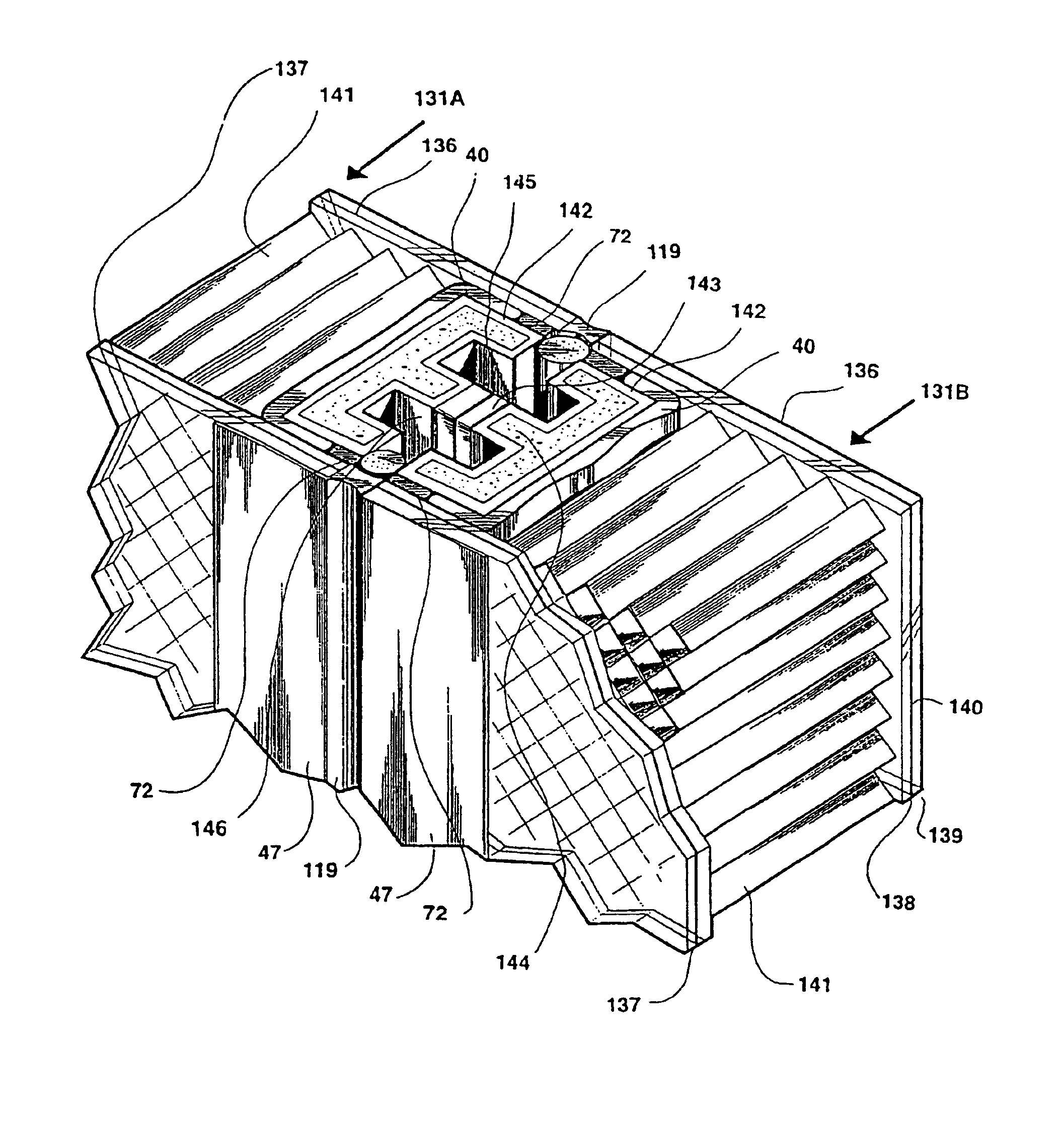 Fenestration sealed frame, insulating glazing panels