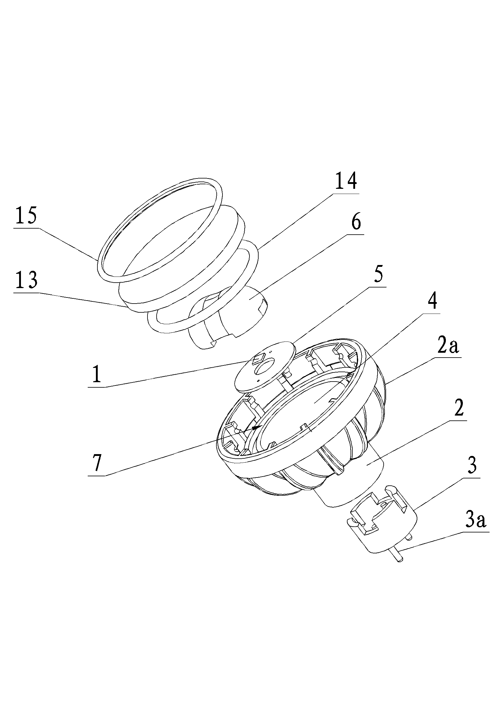 Device for realizing LED (Light Emitting Diode) encapsulation