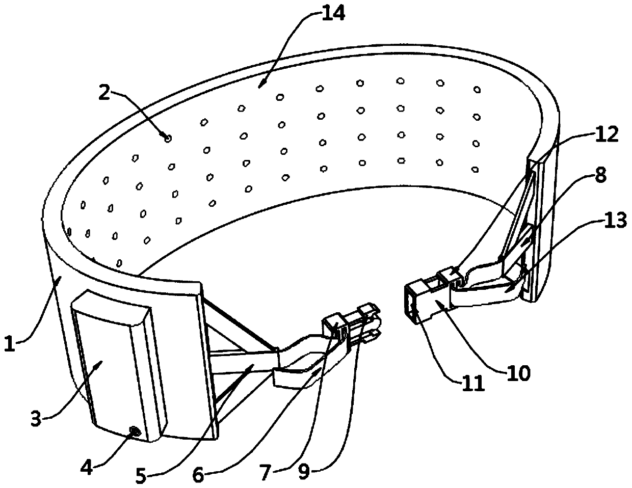 Diabetes treatment auxiliary device for endocrinology department